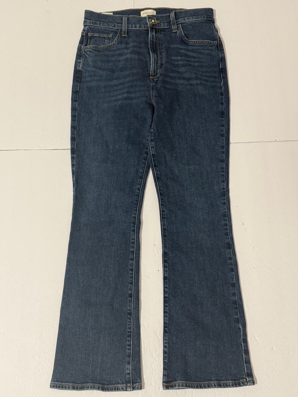 Favorite Daughter X Anthropologie The Valentina Shortie Bootcut Jeans, Size 29